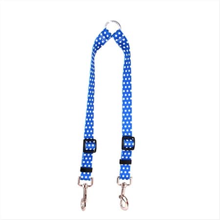 Navy Polka Dot Coupler Lead - Large